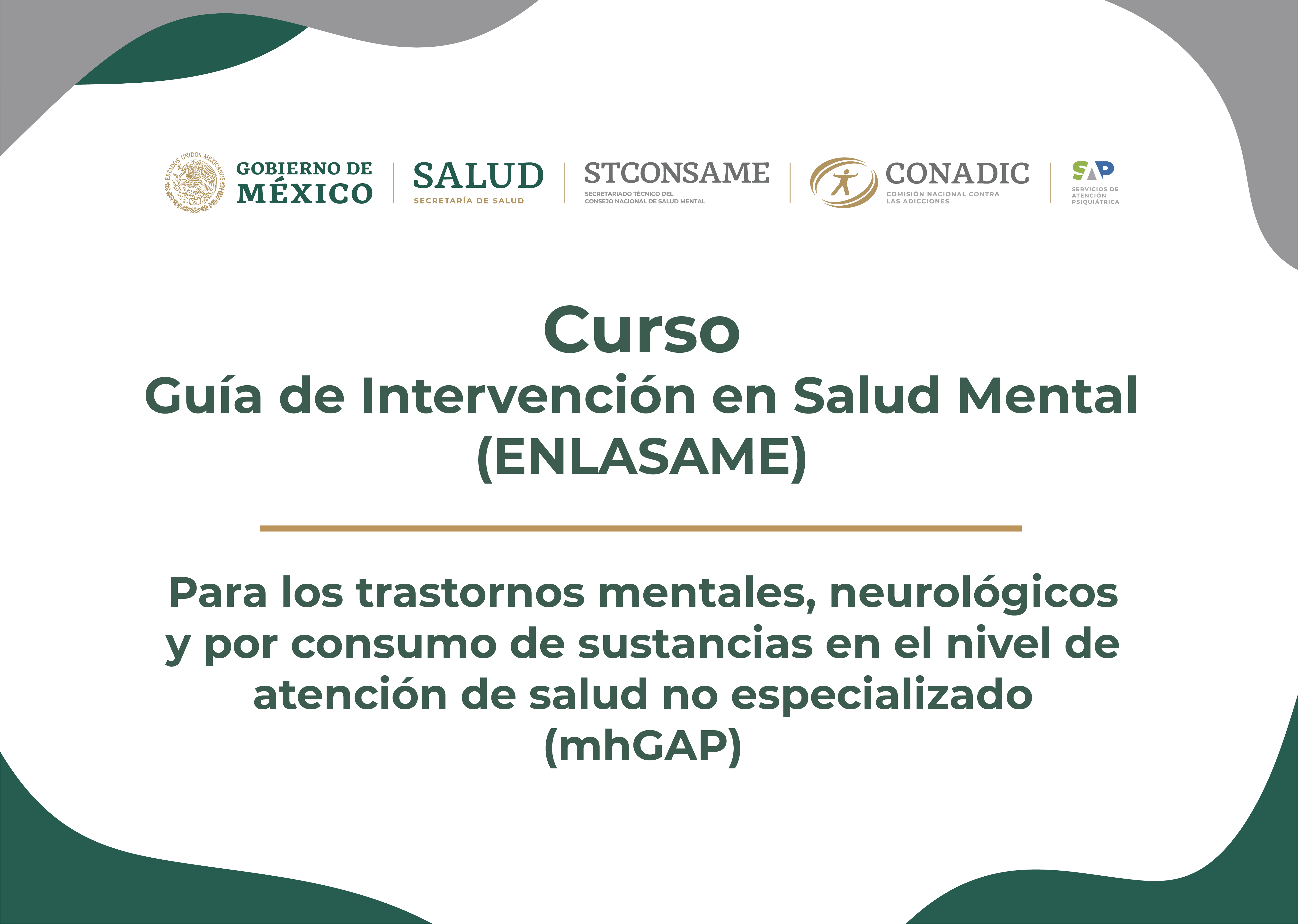 Guía de Intervención mhGAP en Salud Mental (ENLASAME)